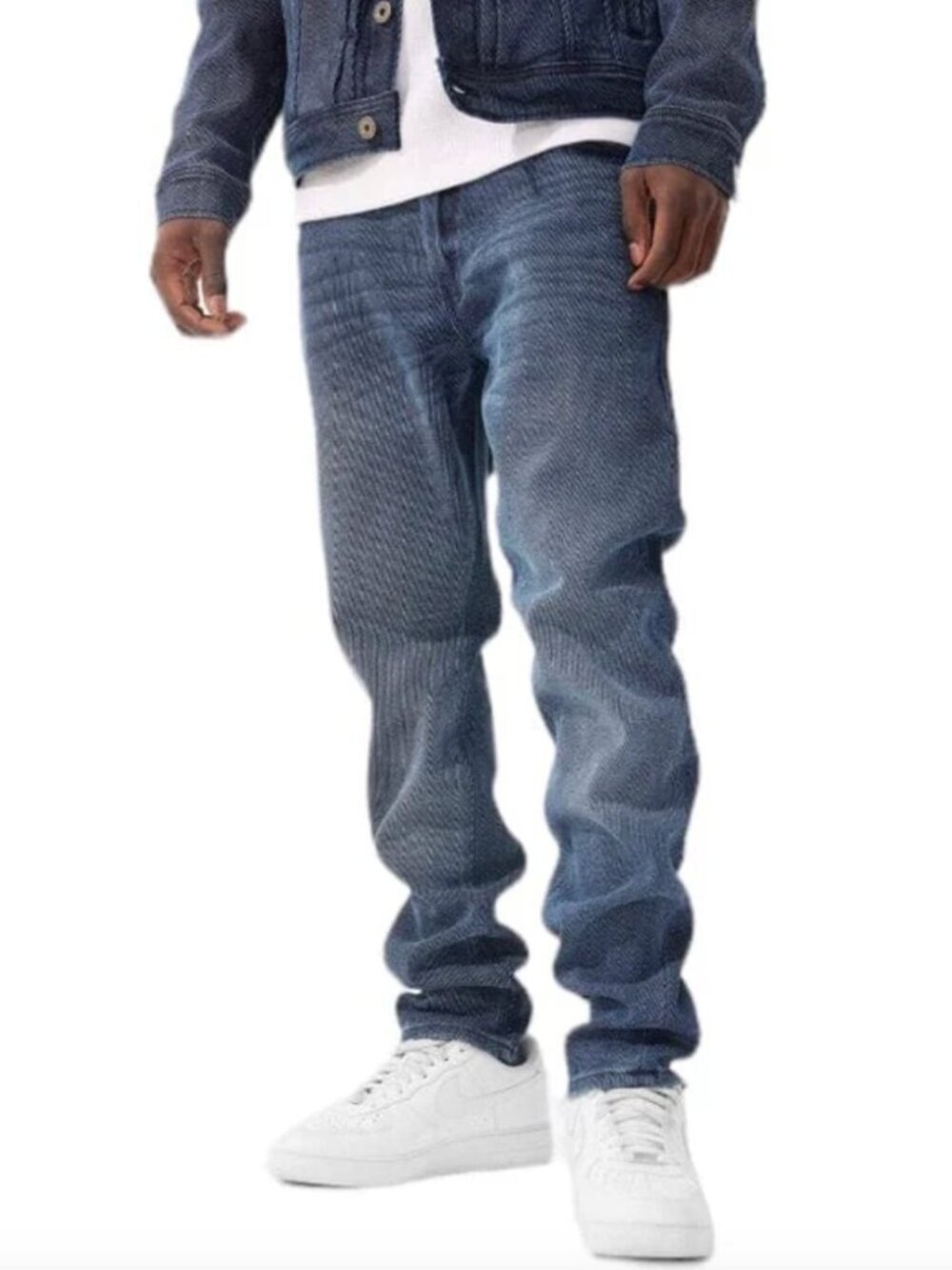 Jordan Craig Legacy Edition Sean Cavalry Denim Stretch Tapered Blue Jeans, 36x32